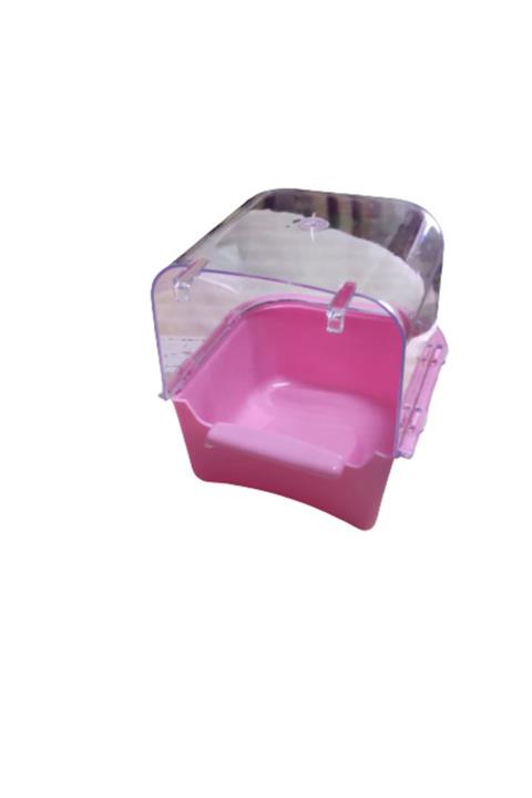 tivix Şeffaf Banyoluk Pembe 10x10 Cm