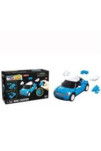 Giftpoint 3d Puzzle Araba Mini Cooper Mavi 64 Parça