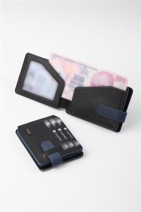 CENGİZ PAKEL Hakiki Deri Erkek Kartlık Siyah-parlement-2494t