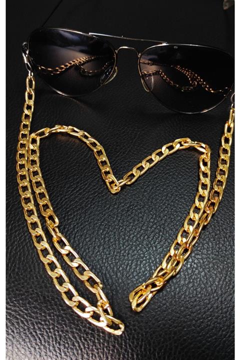 CASELN Gold Kaplama Kararmaz Kadın Gözlük Zinciri