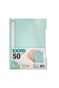 Exxo Pastel Telli Dosya 50 Li Paket