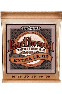 Ernie Ball P02150 | Earthwood Extra Light Phosphor Bronze .10-.50 Akustik Gitar Teli