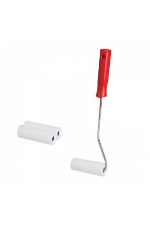 Cadence Boya Sünger Rülo Fırça Ve 2 Yedek Başlık 10 Cm