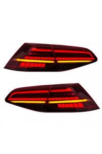 HK TUNİNG Volkswagen Golf 7 - 7.5 Led Stop 7.5 Dizayn Kayar Sinyal (2013-2020)