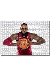 Cakapuzzle Nba Lebron James Cleveland Cavaliers Bordo Forma 255 Parça Puzzle Yapboz Mdf (ahşap)