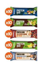 Wasp Yüksek Protein Bar Büyük Paket 50g(TOPLAM 50 ADET) 5 Çeşit