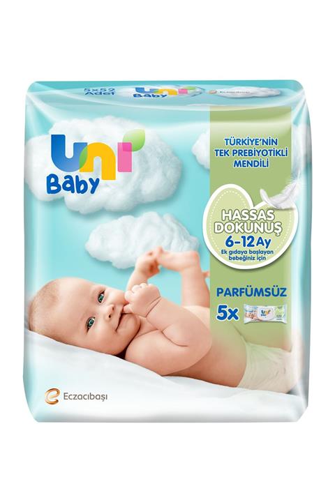 Uni Baby Hassas Dokunuş Islak Mendil 5'li 260 Yaprak