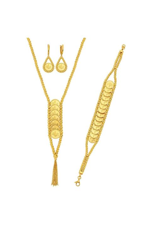 BİLEZİKHANE 22 Ayar Turalı Dorikalı Set 50 Gram