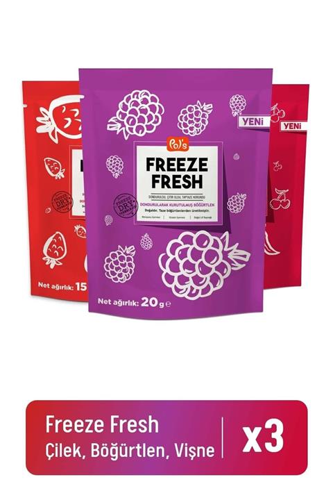 Pol's Freeze Freshçilek, Vişne, Böğürtlen