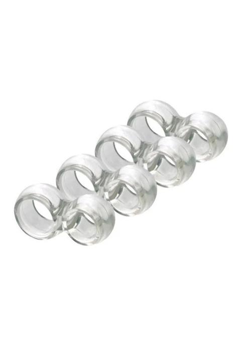 Eynel Plastik 4’lü Kapı Kolu Pencere Stoperi, Kapı Arkası Duvar Koruyucu Tampon, Silikon Durdurucu