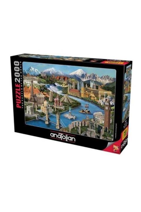 Anatolian Puzzle Simge Yerler Popular Landmarks 2000 Parça Puzzle
