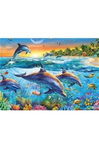 RAVENSBURGER 500 Parçalı Puzzle Yunuslar-142101