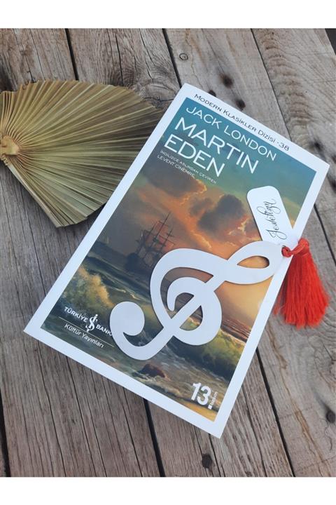 Jewelizm Kitap Ayracı Metal Sol Anahtarı Hediyelik