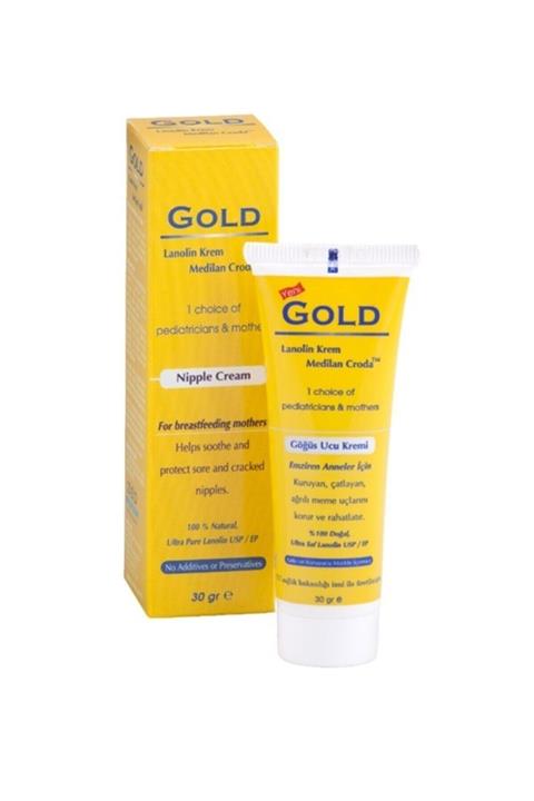 Gold Lanolin Göğüs Ucu Kremi 30 ml