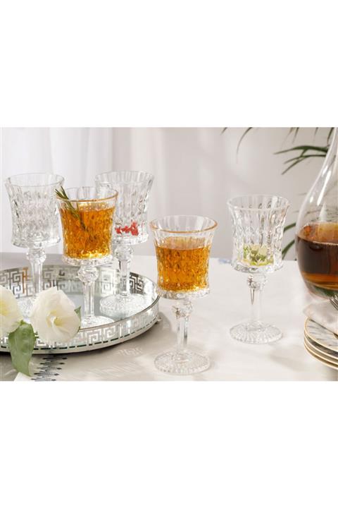 English Home Talisya Cam 6'lı Su Bardağı 130 Ml Şeffaf