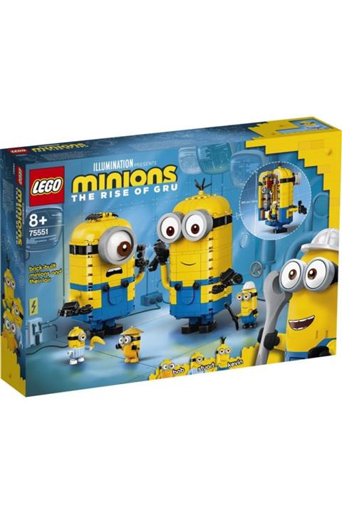 LEGO ® Minions: Parçalarla Yapılan Minyonlar ve Yuvaları 75551
