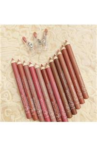 Flormar Dudak Kalemi Matte Color Lipstick Jumbo Kalın Kalem Ruj Waterproof 12 Li Set