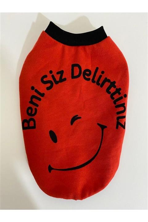 Monopetz Yeni Sezon Polar Kedi Ve Köpek Kıyafeti - Kırmızı Beni Siz Delirttiniz [ Xl Beden ]