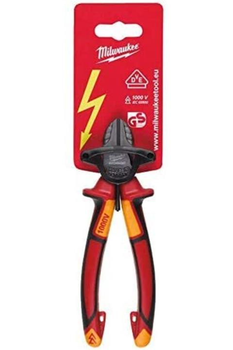 Milwaukee 4932464567 Ağır Hizmet Tipi 1000v Vde İzoleli Elektrikçi Yan Keski