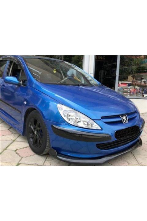 NilparTuning Peugeot 307 Ön Lip Voltex - Parlak Siyah Plastik