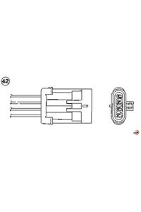 NGK Oza739-ee29 Oksijen Sensörü 91772