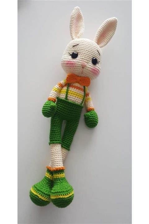 OYUNCAKPARK Tavşan Ponçik Yanak Boksör Amigurumi Organik Oyuncak