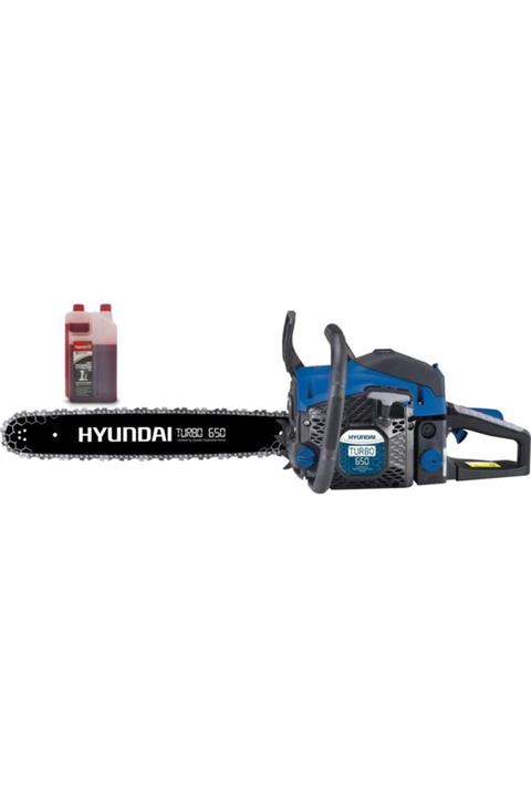 Hyundai Turbo 650 Motorlu Testere + Ital 2t 1 Lt Motor Yağı