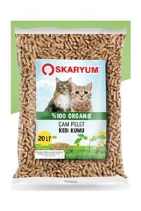 OSKARYUM Çam Peleti Kedi Kumu 20 Lt