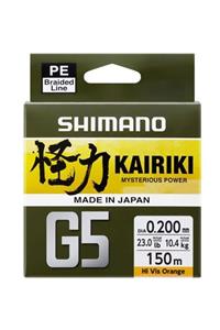 Shimano Line Kairiki G5 150mt 0.13mm Ip Misina (orange)