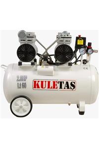 Kuletaş Süper Sessiz Yağsız Kompresör Çift Motor 60 L