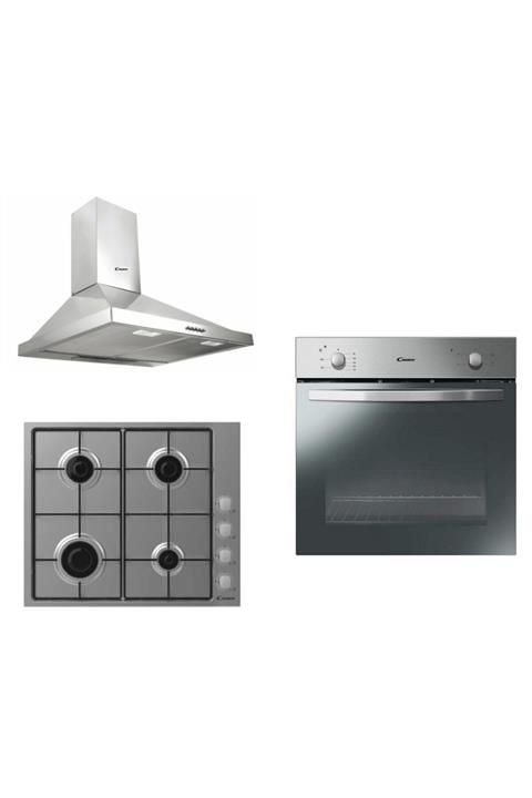 Candy Hoover Inox 3'lü Ankastre Set