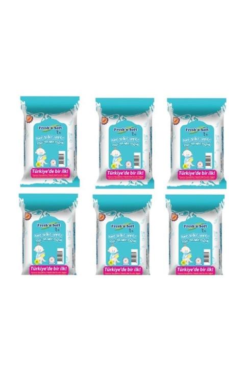 FRESHNSOFT Fresh'n Soft Islak Tuvalet Kağıdı 6'lı Fırsat Paketi/360 Yaprak