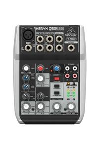 Behringer Q502usb 5-ın 2-bus Mixer With Xenyx Mic Preamp & Compressor, British Eq And Usb/audio Interface