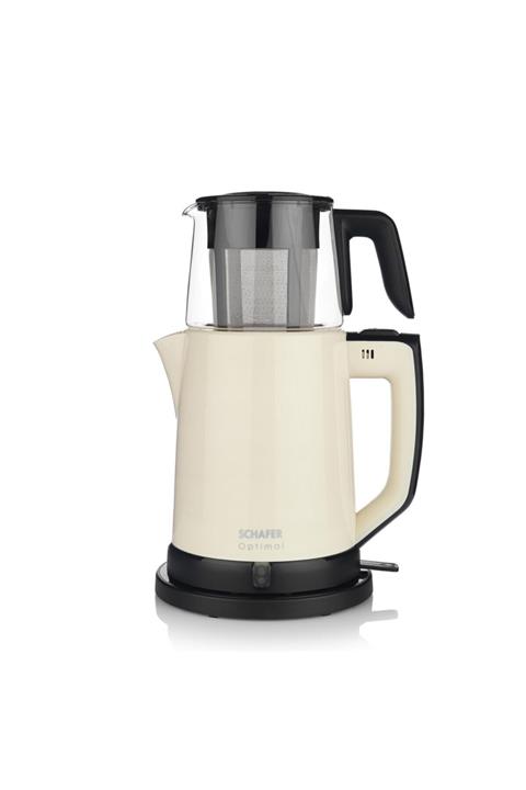 Schafer Optimal Elektrikli Çay Makinesi-krem