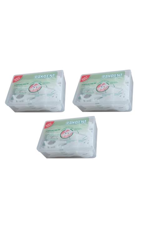 PAKDENT Kürdanlı Diş Ipi 50 Li 3x50
