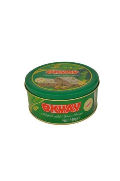 Okyay Antep Fıstıklı Helva 840gr. Teneke Kutu