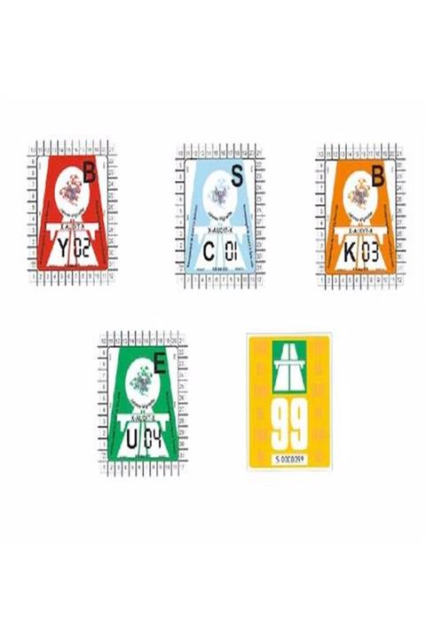 HFGARAJ Ön Cam Gümrük Pulu Nostalji Sticker