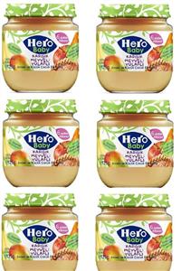 Hero Baby Karışık Meyveli Tahıllı Bebek Maması 125 G X 6 Adet