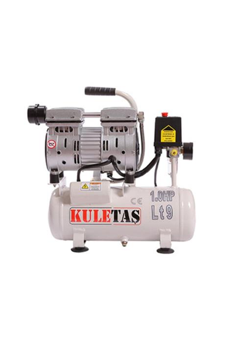 Kuletaş Süper Sessiz Yağsız Kompresör 8bar 9 lt