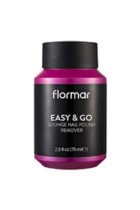 Flormar Easy&go Sponge Npr Süngerli Oje Temizleyici (aseton). | 75 Ml