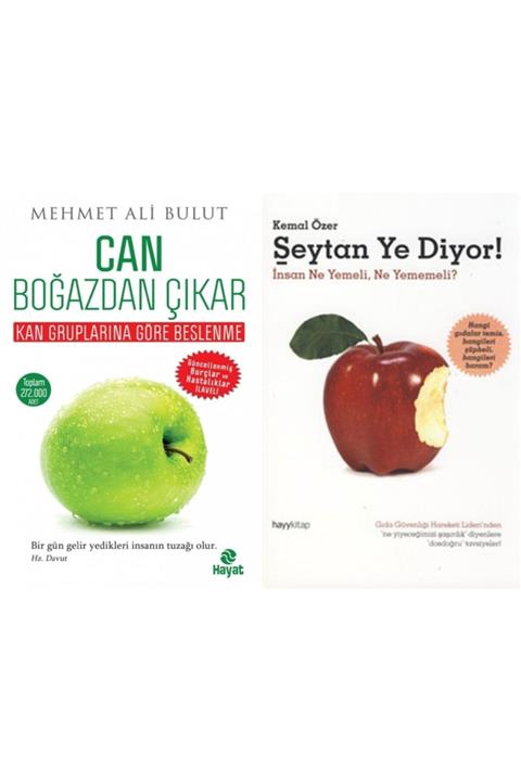 Hayat Yayınları Can Boğazdan Çıkar Mehmet Ali Bulut + Şeytan Ye Diyor Kemal Özer 2 Kitap
