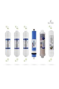 Mil Su Kapalı Kasa Su Arıtma Cihazı Multi Mineral 6lı Filtresi Standart Membran Set