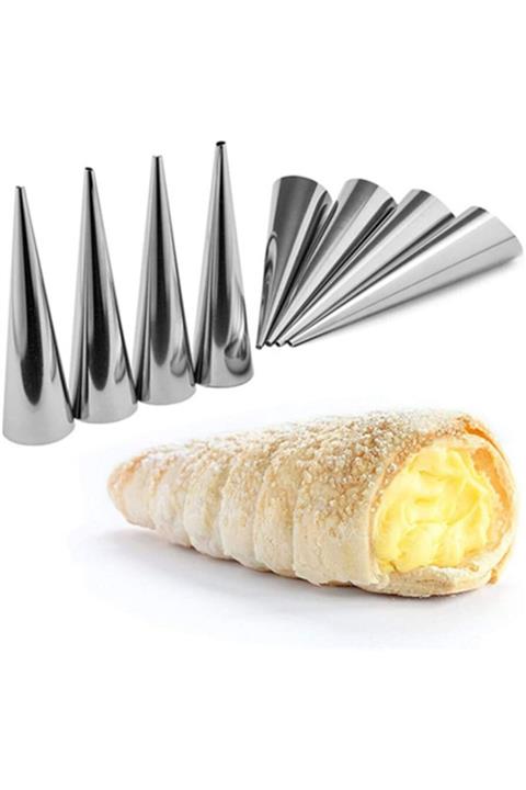 Nar kalıp Korne Kalıbı Torpil Huni Tatlı Kalıbı 20 Adet 12cm