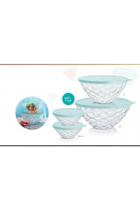 Tupperware Saklama Servis Kabı Pırlanta Set