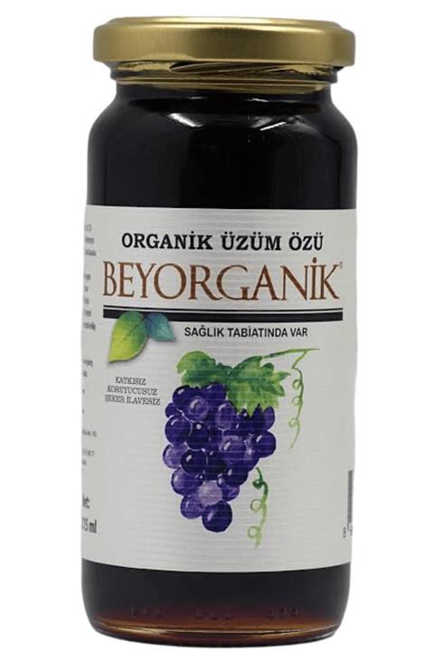 BEYORGANİK Organik Üzüm Pekmezi Özü 315 ml