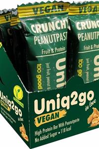 Uniq2Go In Love Fıstık Ezmeli Pirinç Proteinli Vegan Bar 32 Gr 12 Adet - Yer Fıstığı Ezmesi