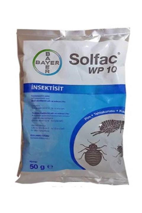 Bayer Pire - Kene - Bit - Genel Haşere Ilacı Böcek Ilacı *50 gr * Solfac Wp 10