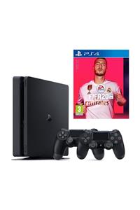 Sony Playstation 4 Slim 500 GB + 2. PS4 Kol + PS4 Fifa 2020