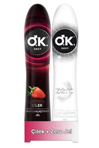 Okey Çilek Kayganlaştırıcı Jel 100 ml Zero Kayganlaştırıcı Jel 100 ml