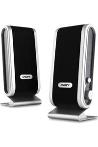 DTS Teknoloji Snopy Sn-820 2.0 Siyah/gümüş Lcd Ince Tasarım Usb Speaker